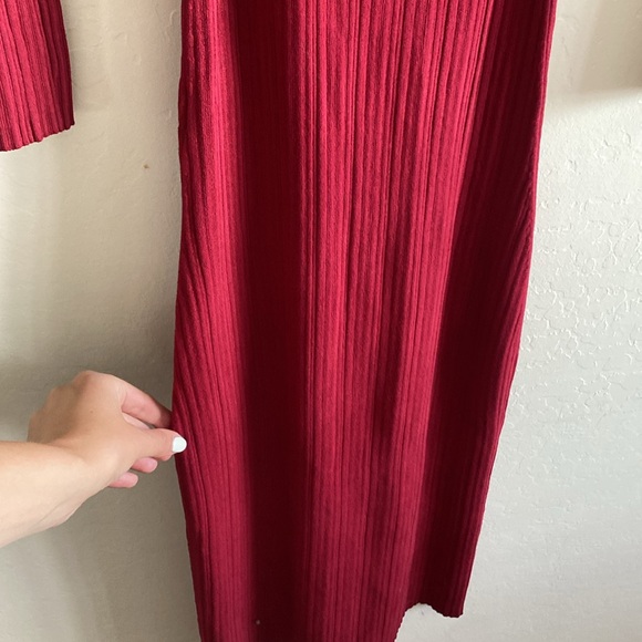 Michael Costello x REVOLVE Variegated Rib Long Sleeve Bodycon Dress NWT XS - Picture 10 of 11